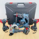 Five-piece Hot Selling Professional 21V Cordless Multi-Purpose Electric Tool Combination Set Electric Drill Hammer Wrench