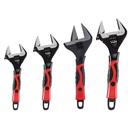 Meixiu 6 8 10 12 Inch Large Open Universal Spanner High Carbon Steel Adjustable Wrench OEM 35-57mm Jaw Capacity for DIY