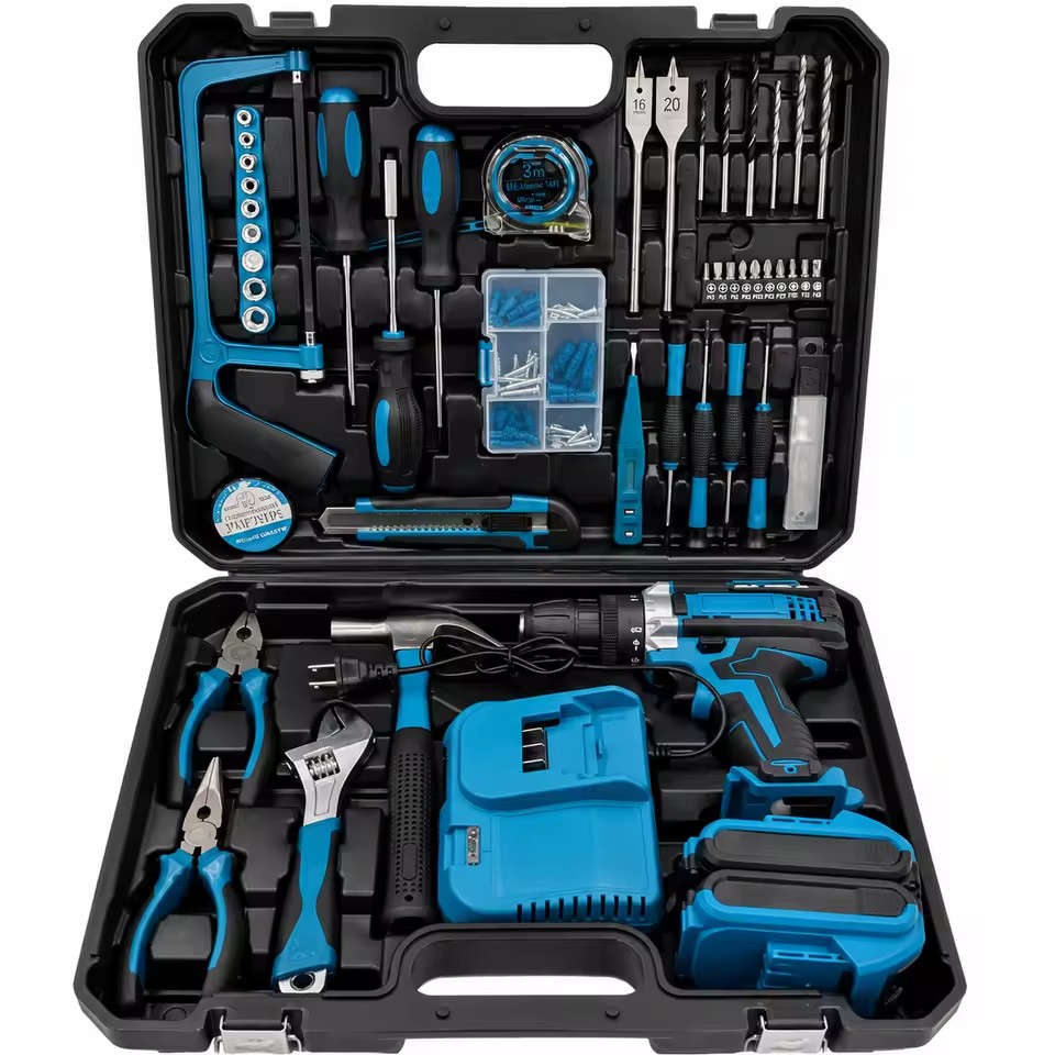 New Arrival CordlessPower Tool Combo Kit with Electric Drill Lithium Battery Multi-Tool Set CE Certified for DIY Woodworking