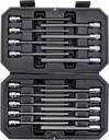 18pcs 3/8-Inch Drive Professional High Quality Chrome Ball Hex Auto Repair Socket Set DIY Grade Long Bit OEM Customizable