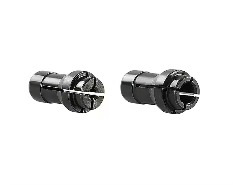 TGS Lathe Standard Headstock Collet Chuck 145E TF25 F25/64 Manual High Accuracy 0.005mm Universal Clamping Steel Black HRA85