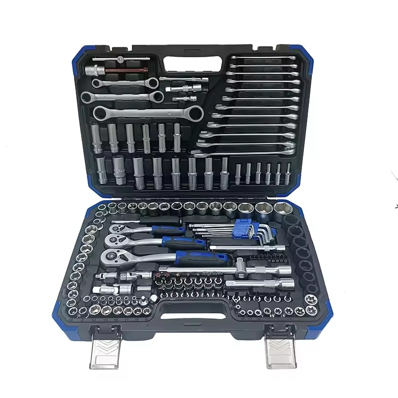 151-Piece 1/2 3/8 1/4-Inch High Quality Ratchet Handle Combination Wrench Set OEM Auto Repair Tool Box Set