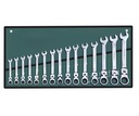 Cr-V Steel Wrench Tool Set Including Socket Wrenches Comprehensive Toolkit Hardware Combination Ratchet Wrench Dual-Purpose