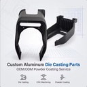Direct Factory Price Custom Design Aluminum Die Casting Component OEM Powder Coating Service High Precision Tolerance 0.1mm