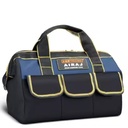 AIRAJ Customizable Waterproof Electrician Tool Belt Bag Polyester Oxford Cloth Folding Design 10-14 Pockets Garden Tool Kit for