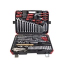 180 Pcs 1/2 3/8 1/4 Inch Drive Automotive Flexible Head Car Repair Mechanic Tool Ratchet Socket Spanner Set