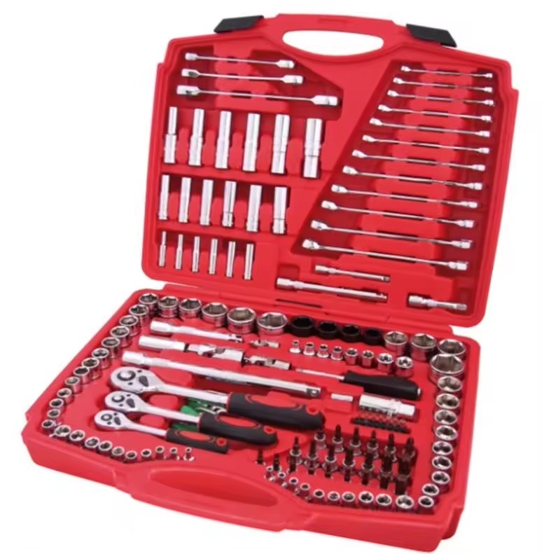 Custom Wholesale Automotive Heavy Duty Multi Auto Car Combination Repair Hand Tools Socket Wrench Set
