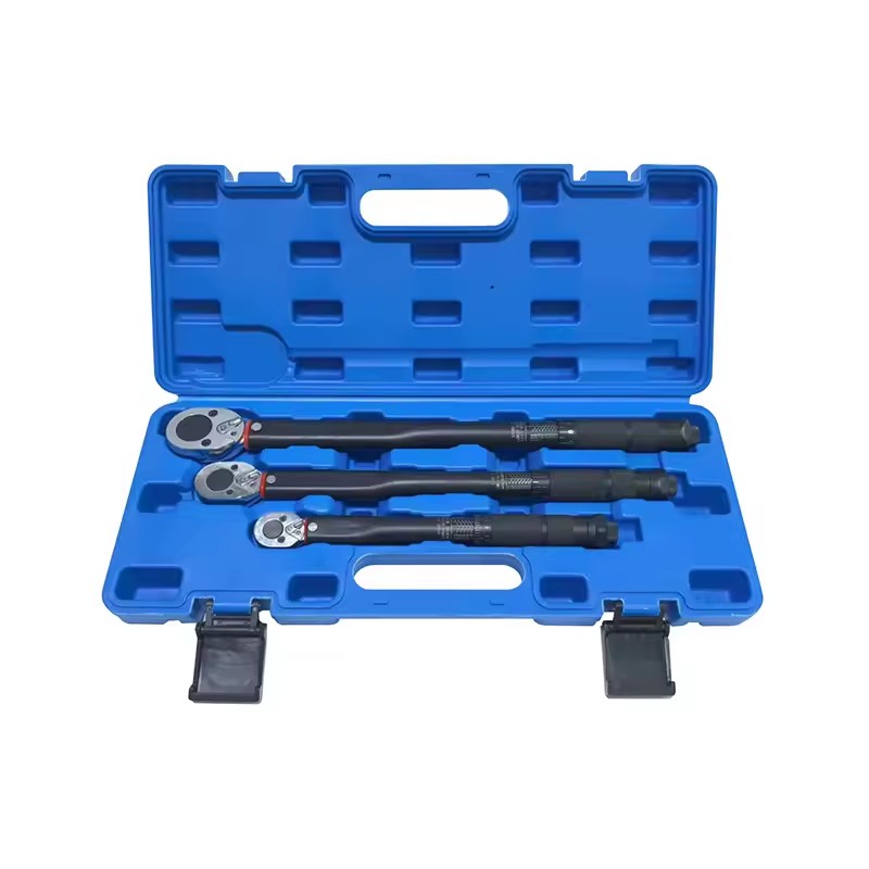 High Quality CR-V 3Pcs 1/4 3/8 1/2 Torque Wrench Set DIY OEM Chrome Vanadium Steel 210 NM Max Torque Car Repair Tool Kit