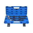 High Quality CR-V 3Pcs 1/4 3/8 1/2 Torque Wrench Set DIY OEM Chrome Vanadium Steel 210 NM Max Torque Car Repair Tool Kit