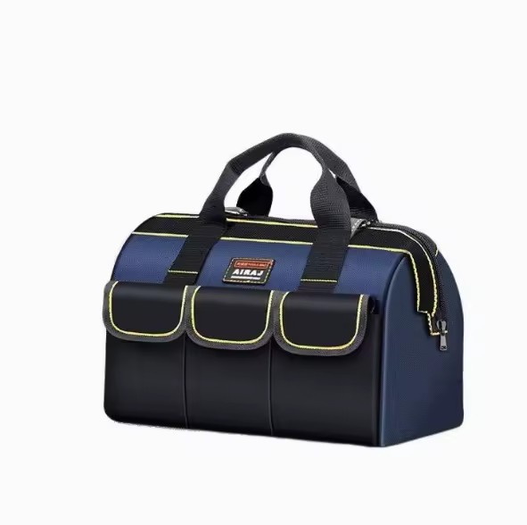 Heavy-Duty Canvas Oxford Cloth Tool Bag | Electrician & Carpenter Special | Large Portable Tool Tote Storage Pockets TOOl Kit