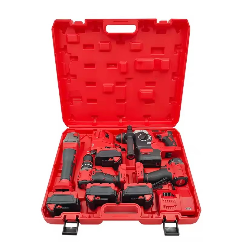 4-in-1 Cordless Power Tool Set Lithium Battery 21V Battery OEM Supported Brushless Multifunctional Combination Tool Set