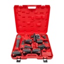4-in-1 Cordless Power Tool Set Lithium Battery 21V Battery OEM Supported Brushless Multifunctional Combination Tool Set