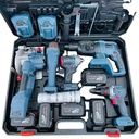 5-in-1High Quality Brushless Tool OEM Lithium Battery Cordless Power Multifunctional Combination Power Tool Set