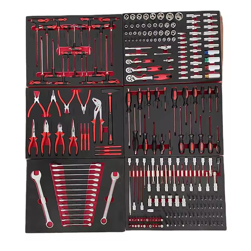 Multi Use 258 Pcs Hand Tools Sets Handheld Hammer Wrench Combination for Car Repair