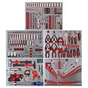 Wholesale OEM 339pcs Professional Tool Set Chrome Vanadium Steel 1/2 Inch Socket Ratchet Wrench Pliers Auto Repair Garage