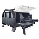 Premium Grade Aluminum Alloy Waterproof Ute Canopy and Bottom Tray Customized Lightweight Vehicle Case for Pickup/Truck/Camper