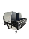 Aluminum Pickup Canopy with Ladder & Storage Boxes - 4x4 Offroad Truck Bed Topper