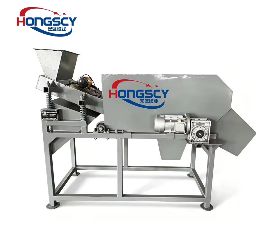 High Gradient Multi Layer Permanent Dry Magnetic Separator with Continuous Feeding for Mineral Ore and Iron Separation