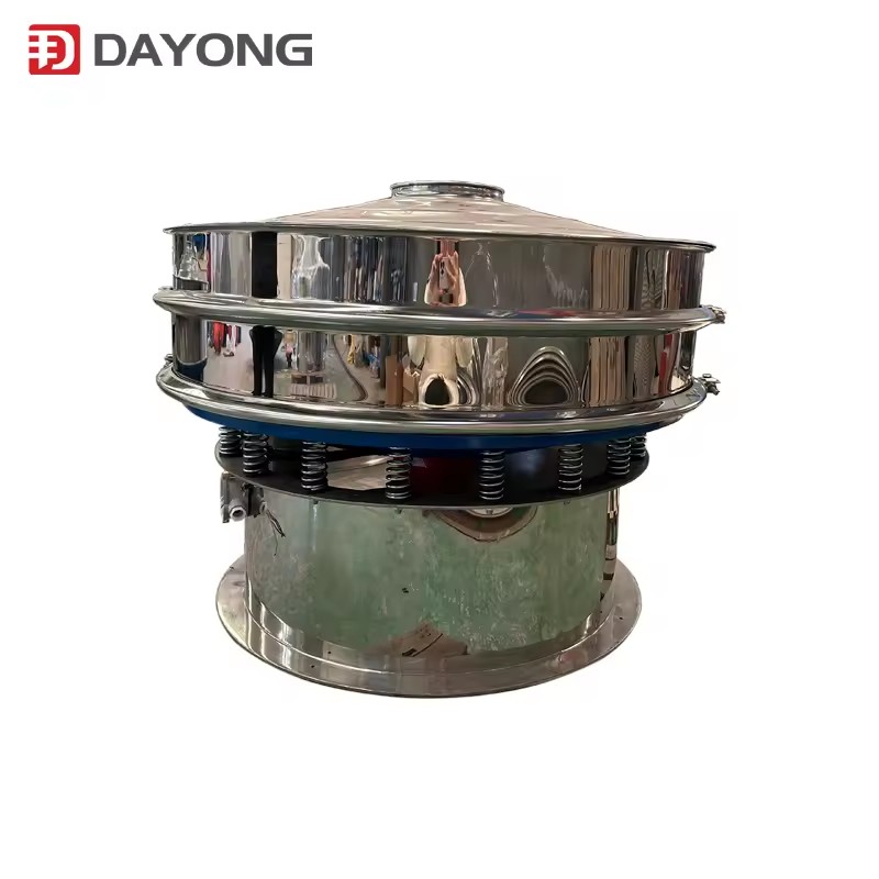 Circular Mineral Separator/Soil Sifter Machine with Motor Stainless Steel Gold Mining Equipment