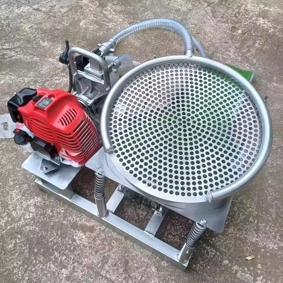 Portable Automatic Gold Panning Equipment Mini Gasoline Engine 2HP High 2-3t/day Gold Separator Washing Machine Mining Separator