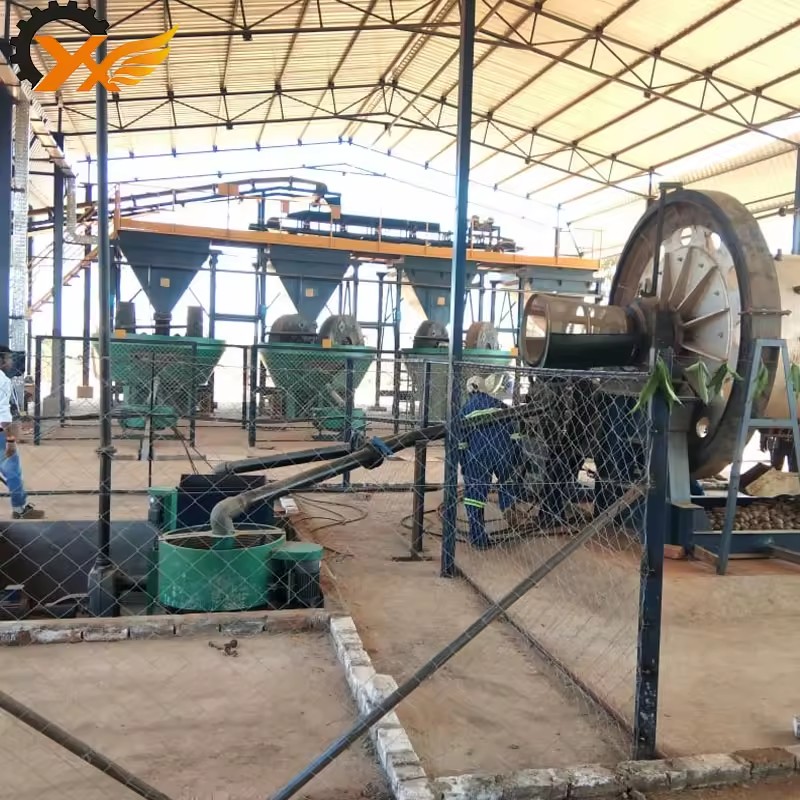 Mineral Processing Equipment Wet Pan Mill Gold Mining Separator Machine
