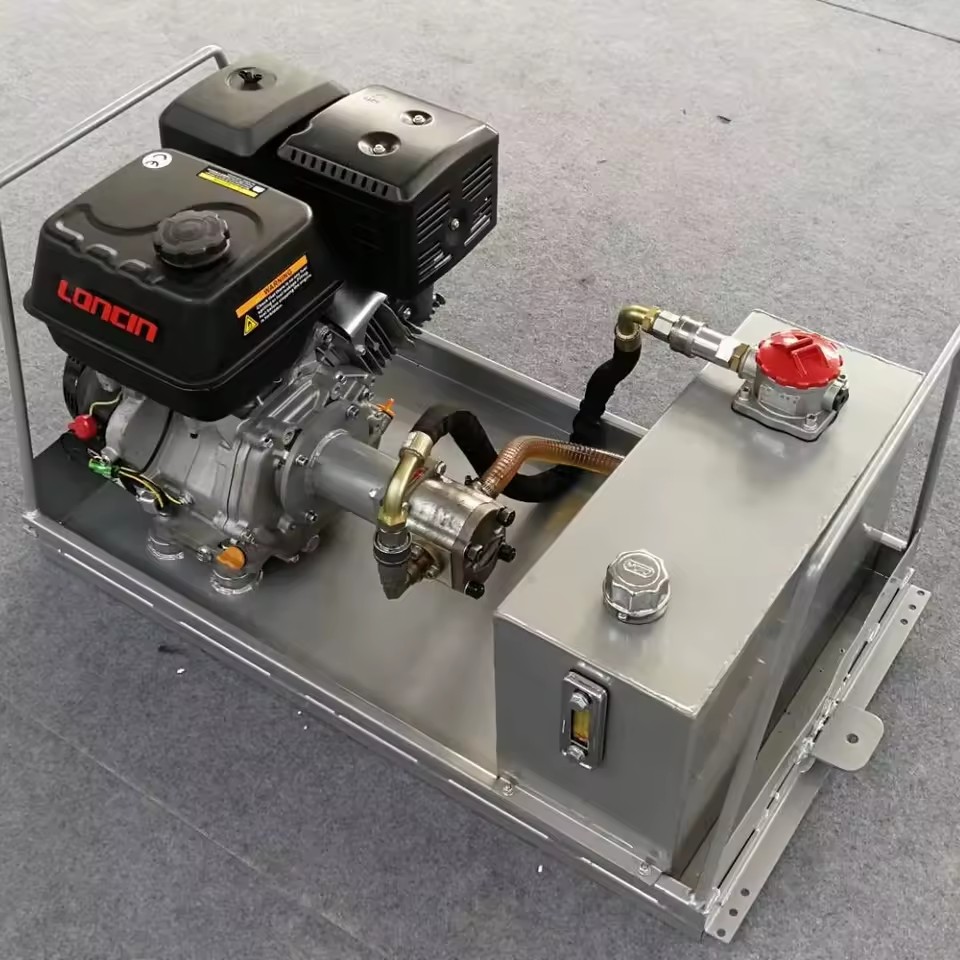 Portable Hydraulic Power Unit Petrol Engine Hydraulic Pump Station 20MPa High Pressure