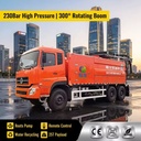 Xianglong CT2500V 9m3 Combi Vacuum Jetting Truck Pratissoli Pump Vacuum Tanker for Oilfield Sludge Sewer Cleaning