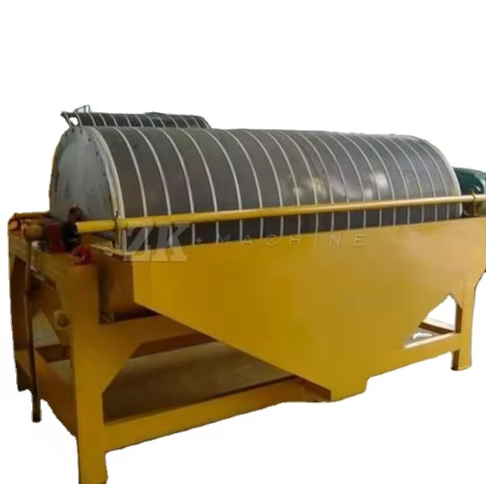 Lab Scale Iron Ore Wet Electromagnetic Slurry Mineral Recycling Plant Pallet shredder Magnetic Separator Conveyor