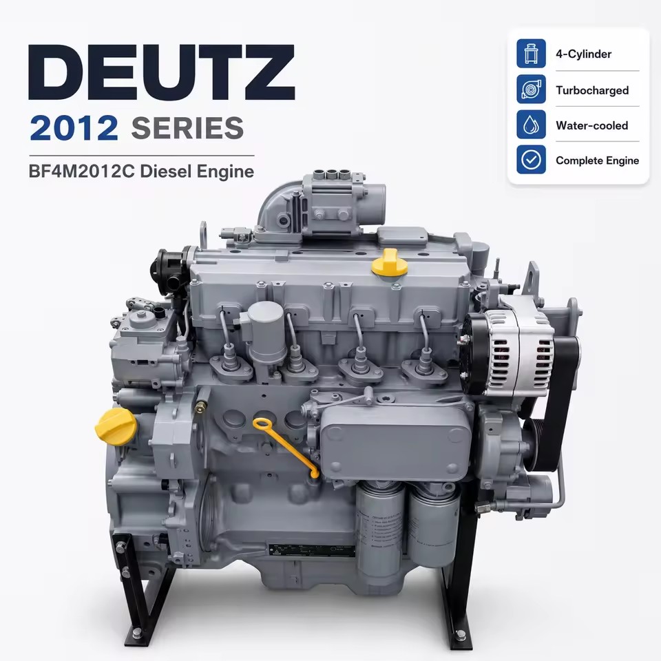 SCDC 2012 Series 122HP to 160HP Water Cooled 4 Cylinders BF4M2012C diesel Engine Supplier for Industrial Construction Machinery