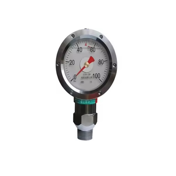 Pressure Gauge for Drilling Rig Equipment | High Pressure Shock Resistant | 5000 PSI, 1/2" NPT | for Mud Pump, BOP Control Unit