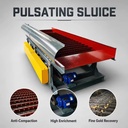 Vibrating Sluice Gold Recovery Machine Pulsating Alluvial Mining Equipment Fine Gravity Separator Mineral Processing Portable