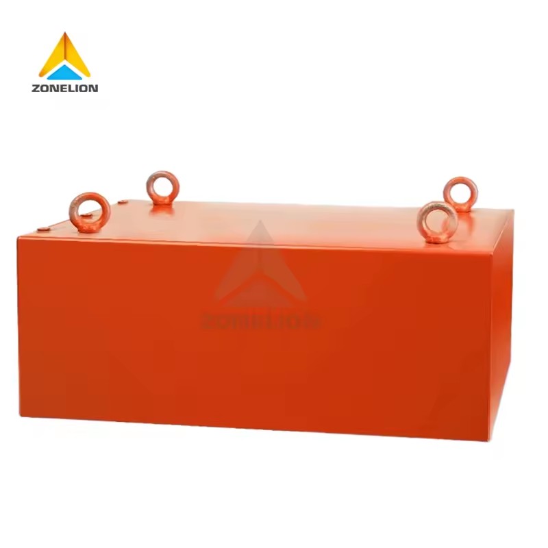 Iron Removing Ore Mineral Processing Suspended Neodymium Magnet Plate Permanent Magnetic Separators for Conveyor Belt