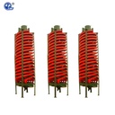 Fiberglass Spiral Concentrator Mineral Processing Spiral Separator Gravity Spiral Chute Separation Plant
