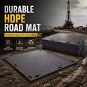 1220*2440 Heavy Duty Ground Protection Road Mat for Oilfield Trucks Cranes and Drilling Equipment Access