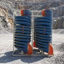 Beach Sand and Silica Sand Processing Mineral Spiral Separator with PLC Core Components Patented High Rigidity Design