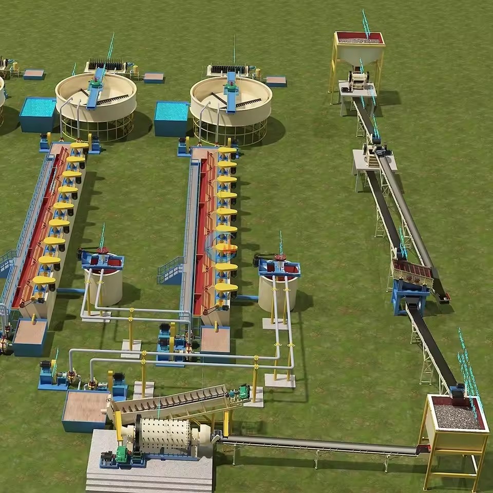 25tpd Copper Mine Processing Line Equipment Machine