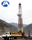 XJ650 120Ton Self-Propelled Double Drum Workover Rig 1580kN Hook Load Oilfield Equipment