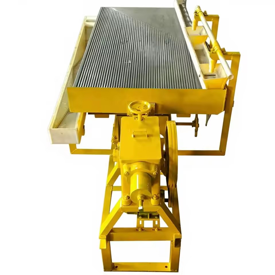 JXSC Copper Gold Graivty Separator Process 6S Zinc Lead Vibrating Shaking Table for Sale