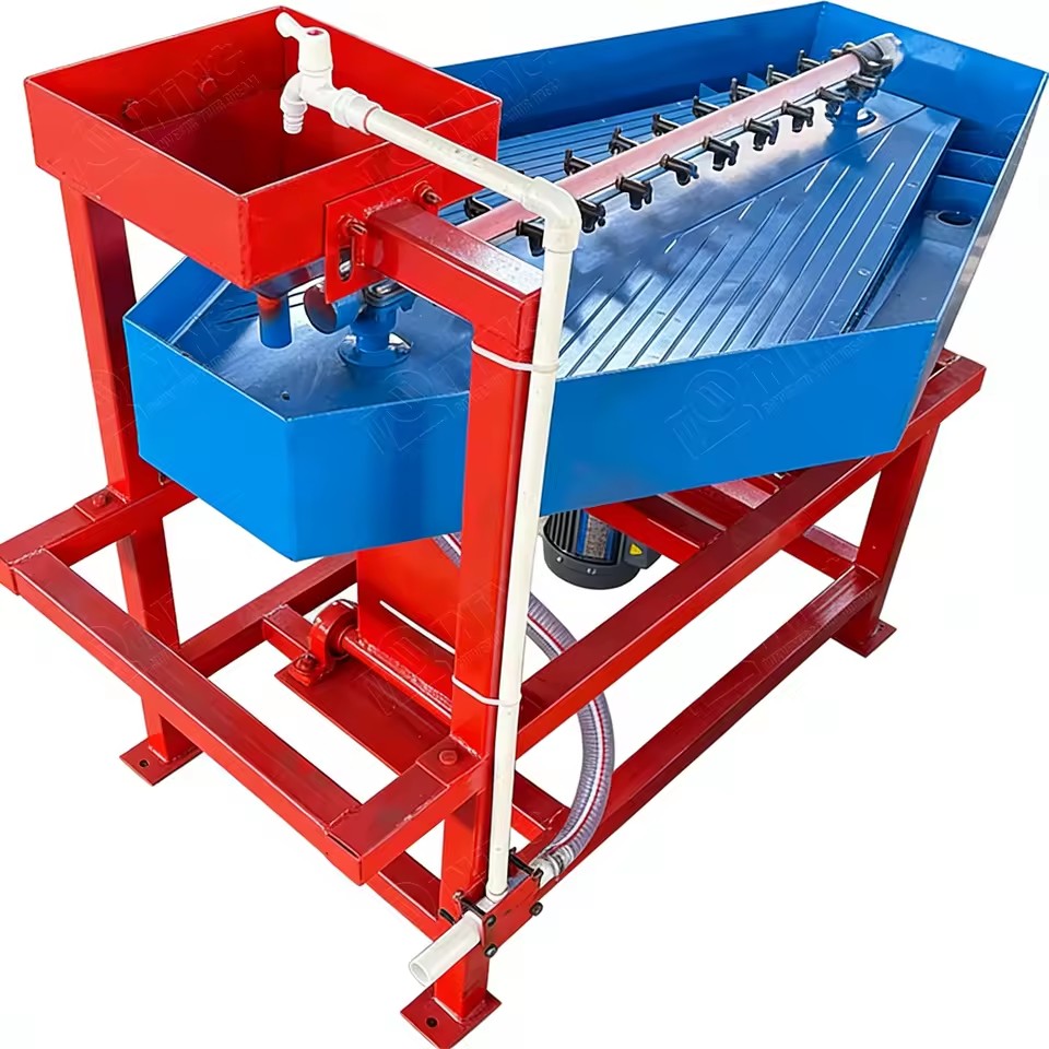 High Recovery Gold Mining Gemini Shaking Table Gravity Separator Mineral Processing Equipment for Sale