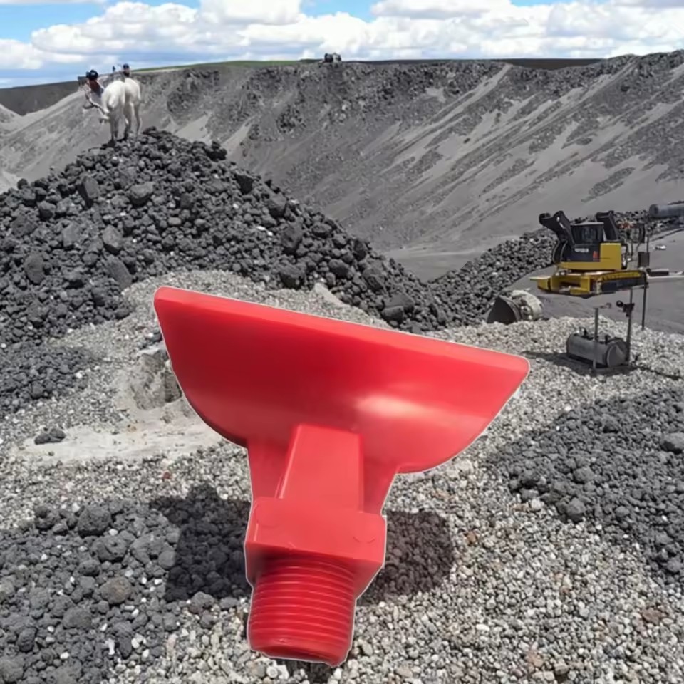 Hengtuo Polyurethane Spray Jet Nozzle for Mineral Separator ISO Certified 6-Month Warranty Customizable Sizes