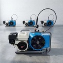 Portable High Pressure Electric Air Compressor 100L 300bar 4500psi Engine Air Cooled for Scuba Diving Fire Fighting