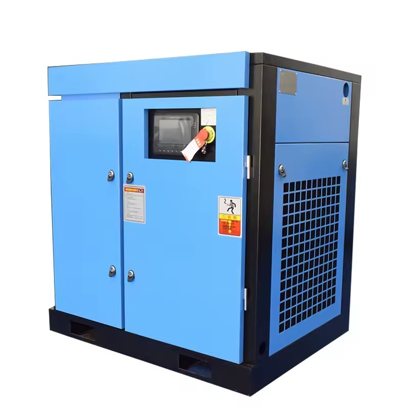 Screw Air Compressor High Efficiency Energy Saving Screw Compressor Industrial 15kw 7-10bar Yong Heng Air Pump Stationary
