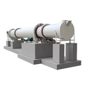 New Type Energy Saving Stainless Steel Industrial Rotary Drying Equipment Drum Dryer 1.2*8m Chemicals Processing Bearing