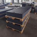 12.7mm Thick Heavy Equipment HDPE Temporary Road Mat 4x8 HDPE Ground Protection Track Mat