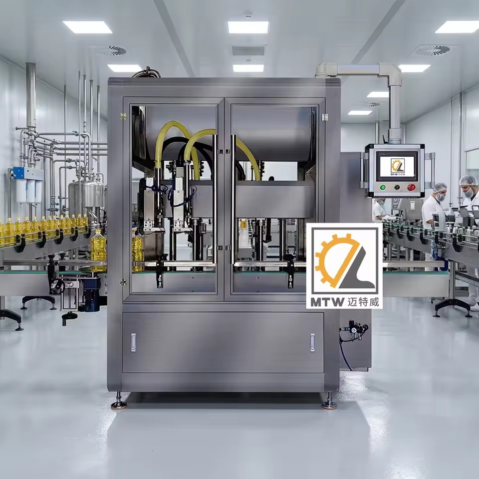 MTW Automatic Tracking Edible Oil Filling Machine, Linear-type Flow Meter Peanut Oil Soybean Oil Filling Equipment