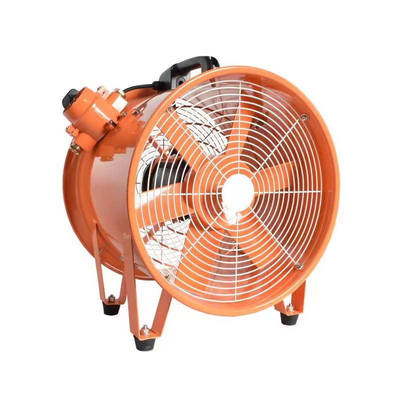 Explosion Proof Portable Axial Ventilator With Flexible Duct for Tunnel Confined Space Gas Smoke Exhaust Equipment