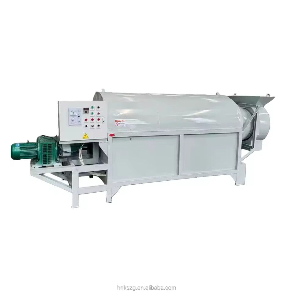 Electric Heating Drying Rotary Drum Dryer Machine Energy Saving Rotary Drying Equipment