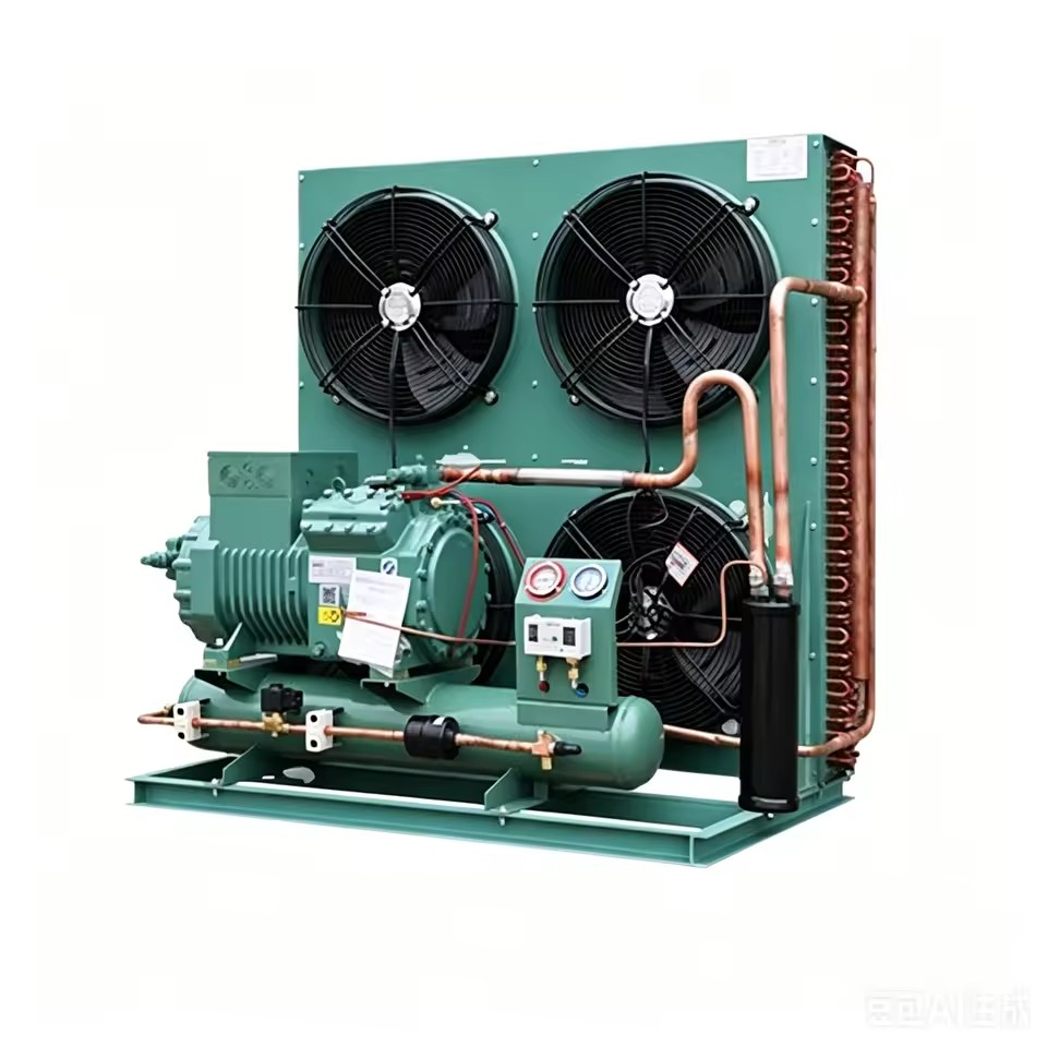 Energy Saving Semi-Hermetic Condensing Unit, Low Temperature Equipment for Food Freezer