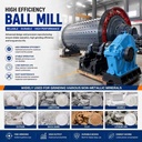 Energy-Saving Engine & Motor Mineral Rock Grinder Ball Mill Machine for Sale