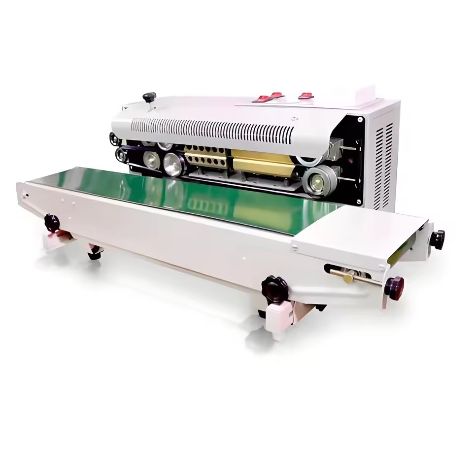 Continuous Electric Automatic Energy Saving Heat Sealing Machine for Bags Beverage Plastic-Low Noise Long Service Life